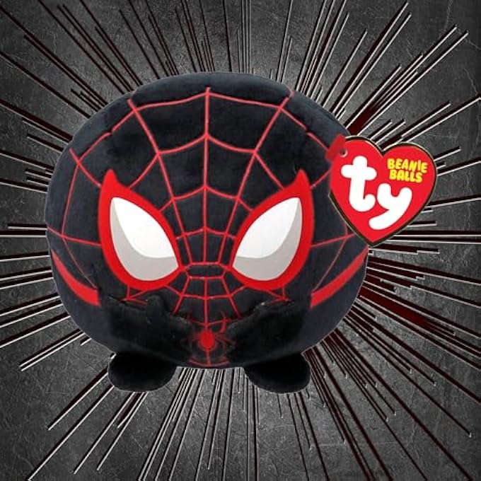 Ty BEANIE BALLS PLUSH MULTIPACKS - IRON MAN, MILES MORALES AND SPIDERMAN TEDDIES - SOFT PLUSH TOYS FOR BABIES AND CHILDREN - Image 4